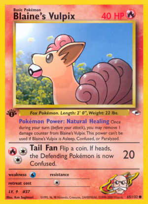 Blaine's Vulpix (First Edition)