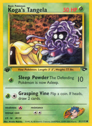 Koga's Tangela (First Edition)