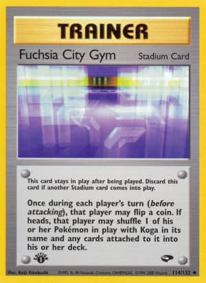 Fuchsia City Gym (First Edition)