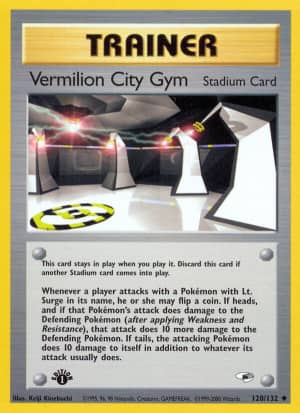 Vermilion City Gym (First Edition)