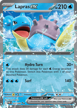 Lapras ex (Holofoil)