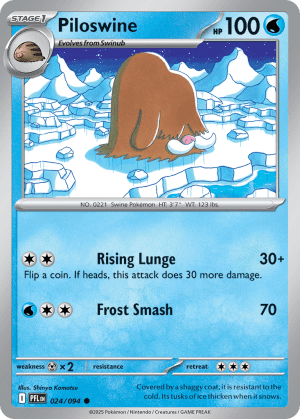 Piloswine (Reverse Holofoil)