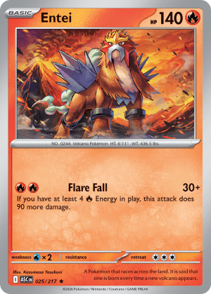 Entei (Energy Reverse Holofoil)
