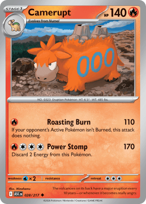 Camerupt (Quick Ball Reverse Holofoil)
