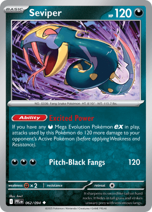 Seviper (Reverse Holofoil)