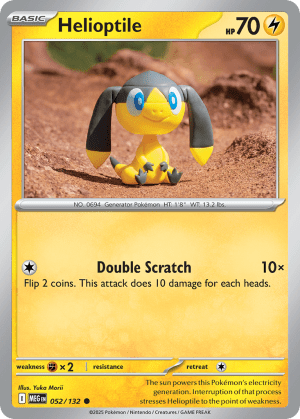 Helioptile (Reverse Holofoil)