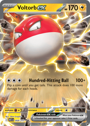 Voltorb ex (Holofoil)
