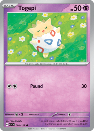 Togepi (Love Ball Reverse Holofoil)
