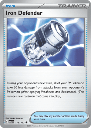 Iron Defender (Play Pokemon Stamp)