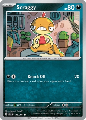 Scraggy (Quick Ball Reverse Holofoil)
