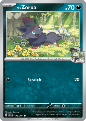 N's Zorua (Energy Reverse Holofoil)