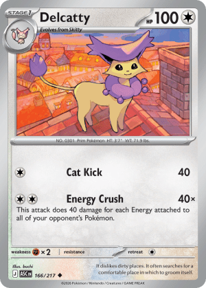 Delcatty (Love Ball Reverse Holofoil)