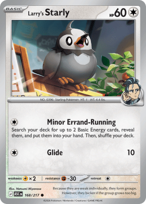 Larry's Starly (Poke Ball Reverse Holofoil)