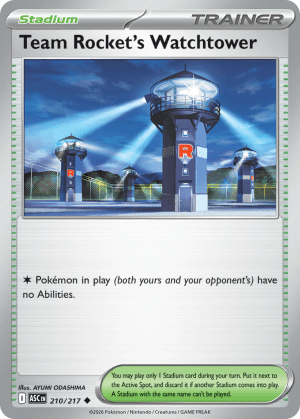 Team Rocket's Watchtower (Reverse Holofoil)