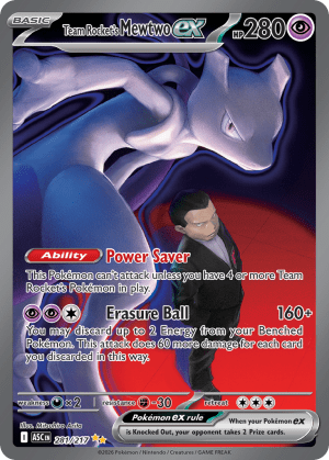 Team Rocket's Mewtwo ex (Holofoil)