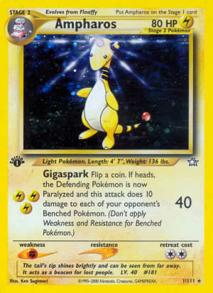 Ampharos (First Edition Holofoil)