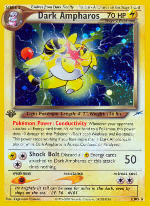 Dark Ampharos (Unlimited Holofoil)
