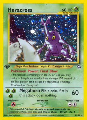 Heracross (First Edition Holofoil)