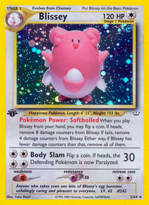Blissey (Unlimited Holofoil)