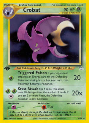 Crobat (First Edition Holofoil)