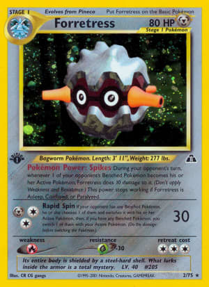 Forretress (Unlimited Holofoil)