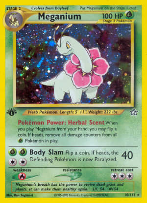 Meganium (Unlimited Holofoil)