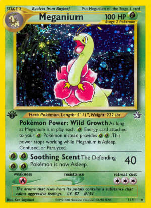 Meganium (Unlimited Holofoil)