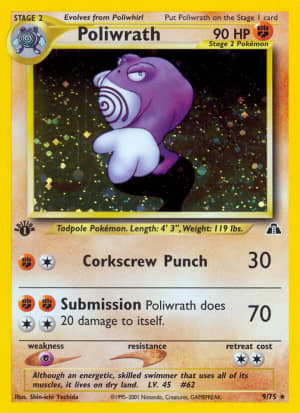 Poliwrath (Unlimited Holofoil)