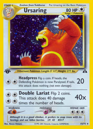 Ursaring (First Edition Holofoil)