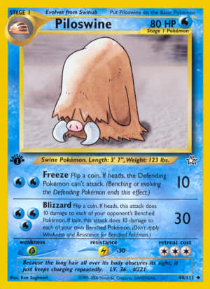 Piloswine (First Edition)