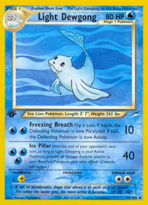 Light Dewgong (First Edition)