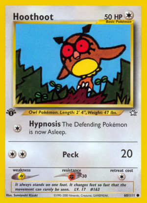 Hoothoot (First Edition)