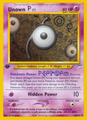 Unown [P] (First Edition)