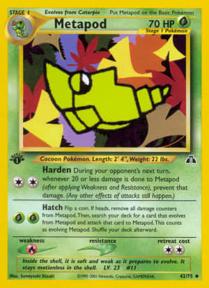 Metapod (First Edition)