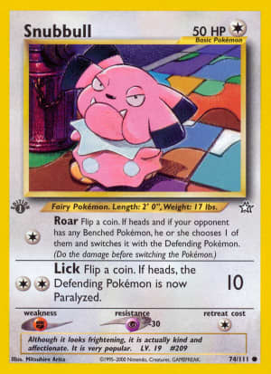 Snubbull (First Edition)