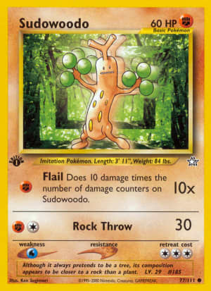 Sudowoodo (First Edition)