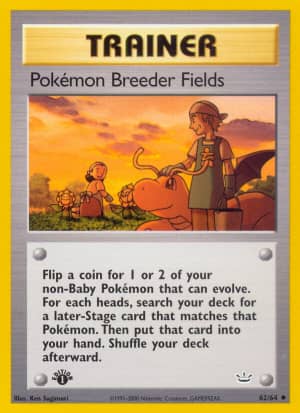 Pokémon Breeder Fields (First Edition)