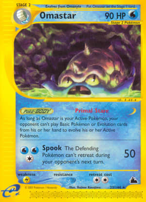Omastar (Reverse Holofoil)