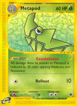 Metapod (Reverse Holofoil)