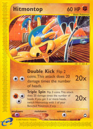 Hitmontop (Reverse Holofoil)