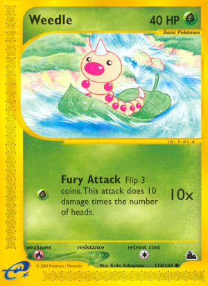 Weedle (Reverse Holofoil)