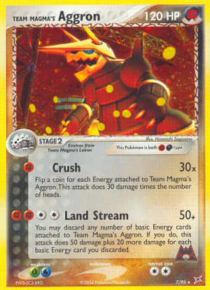 Team Magma's Aggron (Reverse Holofoil)