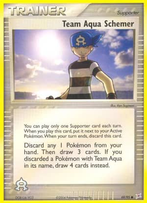 Team Aqua Schemer (Reverse Holofoil)