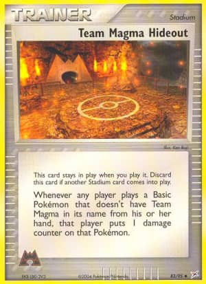 Team Magma Hideout (Reverse Holofoil)