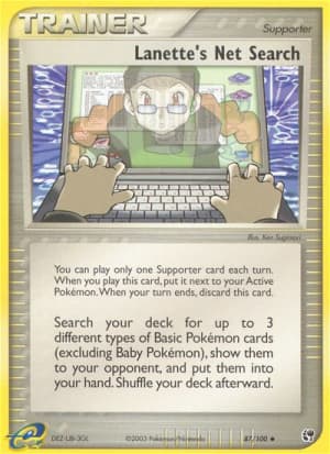 Lanette's Net Search (Reverse Holofoil)
