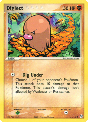 Diglett (Reverse Holofoil)