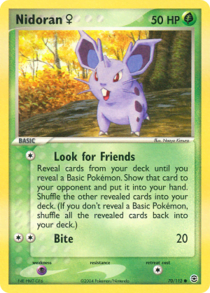 Nidoran ♀ (Reverse Holofoil)