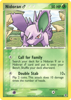 Nidoran ♂ (Reverse Holofoil)
