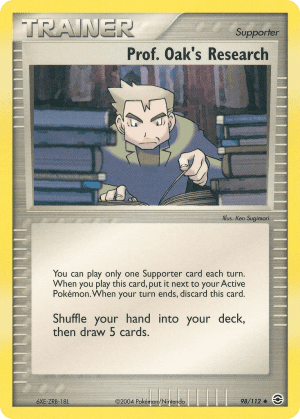 Prof. Oak's Research (Reverse Holofoil)