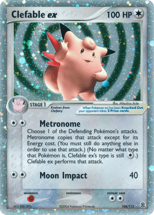 Clefable ex (Holofoil)